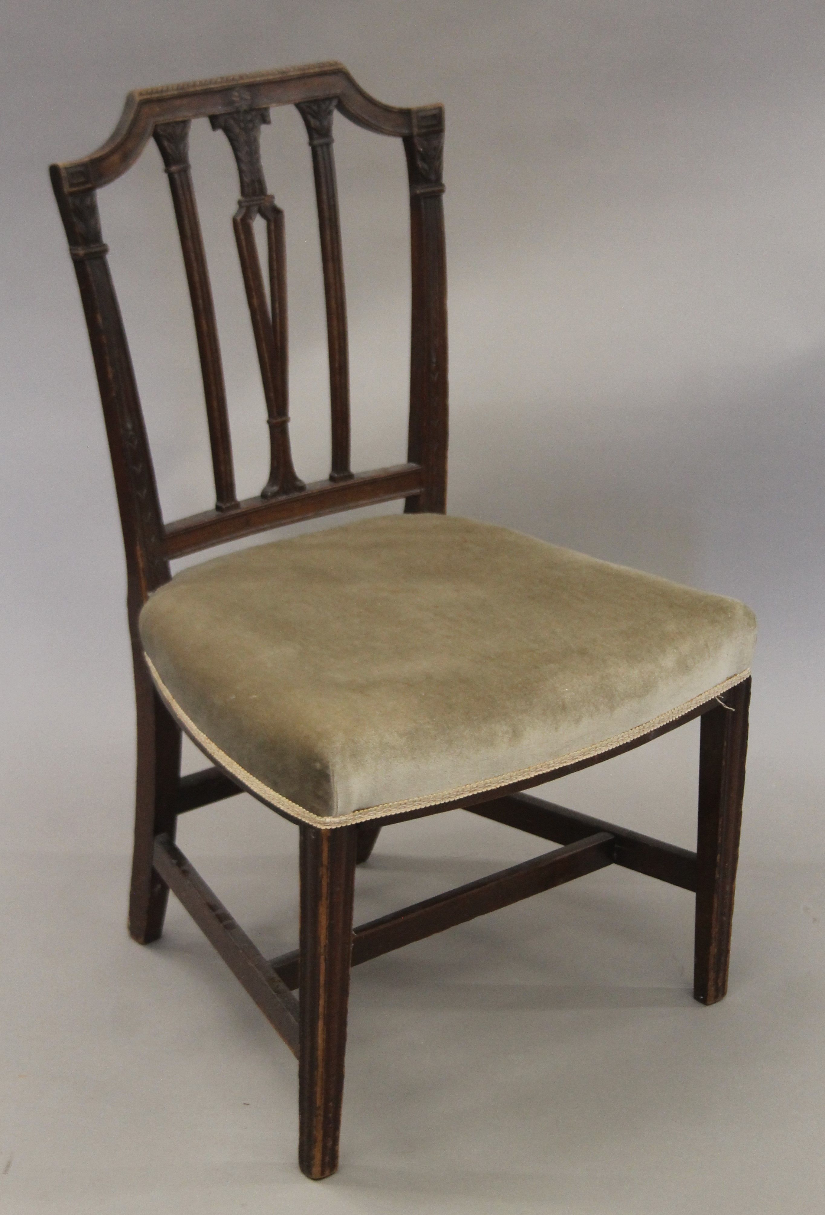 Six various 19th century mahogany dining chairs. - Image 8 of 16