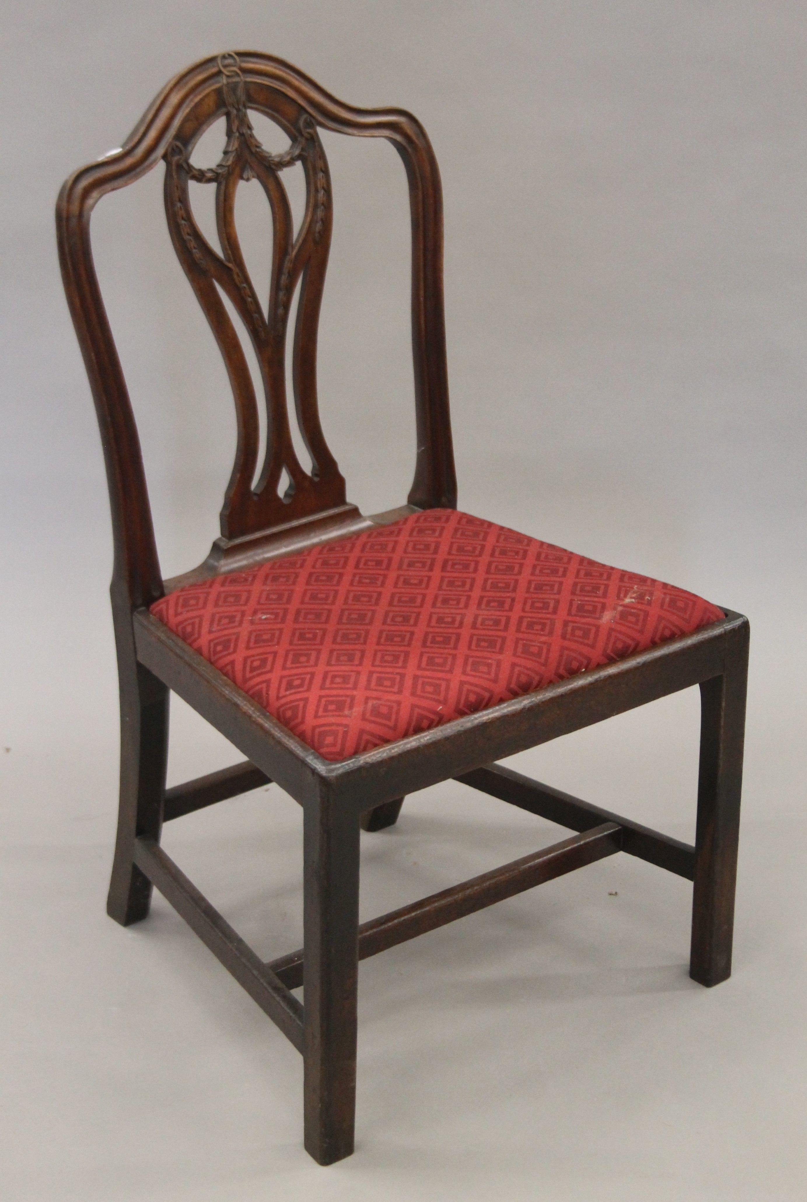 Six various 19th century mahogany dining chairs. - Image 14 of 16