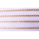 Two 9 ct gold chains. Rope twist chain 72 cm long, cable chain 70 cm long. 30.3 grammes. - Image 2 of 8