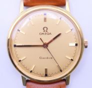 An Omega gentlemen's wristwatch. 3.5 cm diameter.
