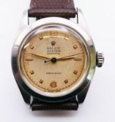 A Rolex Oyster Speedking Precision wristwatch, model number 6020. Dial 3 cm diameter.