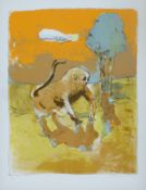 ANTON, ROBERT, At the Waterhole, a signed limited edition print on card,