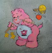 EINE, BEN (born 1970) British (AR), Scare Bear (Pink), a signed limited edition print on card,