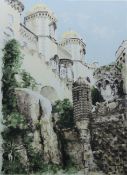 MORGAN, DEIRDRE (born 1933) British (AR), National Palace, Sintra, signed limited edition print,