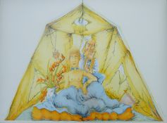GREEN RA, ANTHONY (born 1939) British (AR) The Tent,