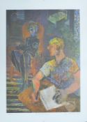 PHILLIPS, TOM (born 1927) British (AR), Hotel de Dream, a signed limited edition print on card,