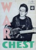 CHILDISH, BILLY (born 1959) British (AR), War Chest, a limited edition poster with letter, signed.