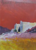 FRASER, DONALD HAMILTON RA (1929-2009 British (AR), a signed postcard, signed, unframed. 15 x 10.