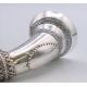 A large Victorian silver cornucopia vinaigrette. 13.5 cm long. - Image 3 of 6