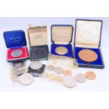 A quantity of coins,