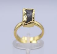 A Sefa Huyuk Modernist adjustable ring.