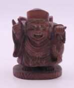 A fisherman figure. 7.5 cm high.
