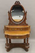 A Victorian mahogany duchess dressing table. 105 cm wide.
