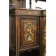 A Victorian inlaid rosewood side cabinet. 152 cm wide, 260 cm high. - Image 9 of 13