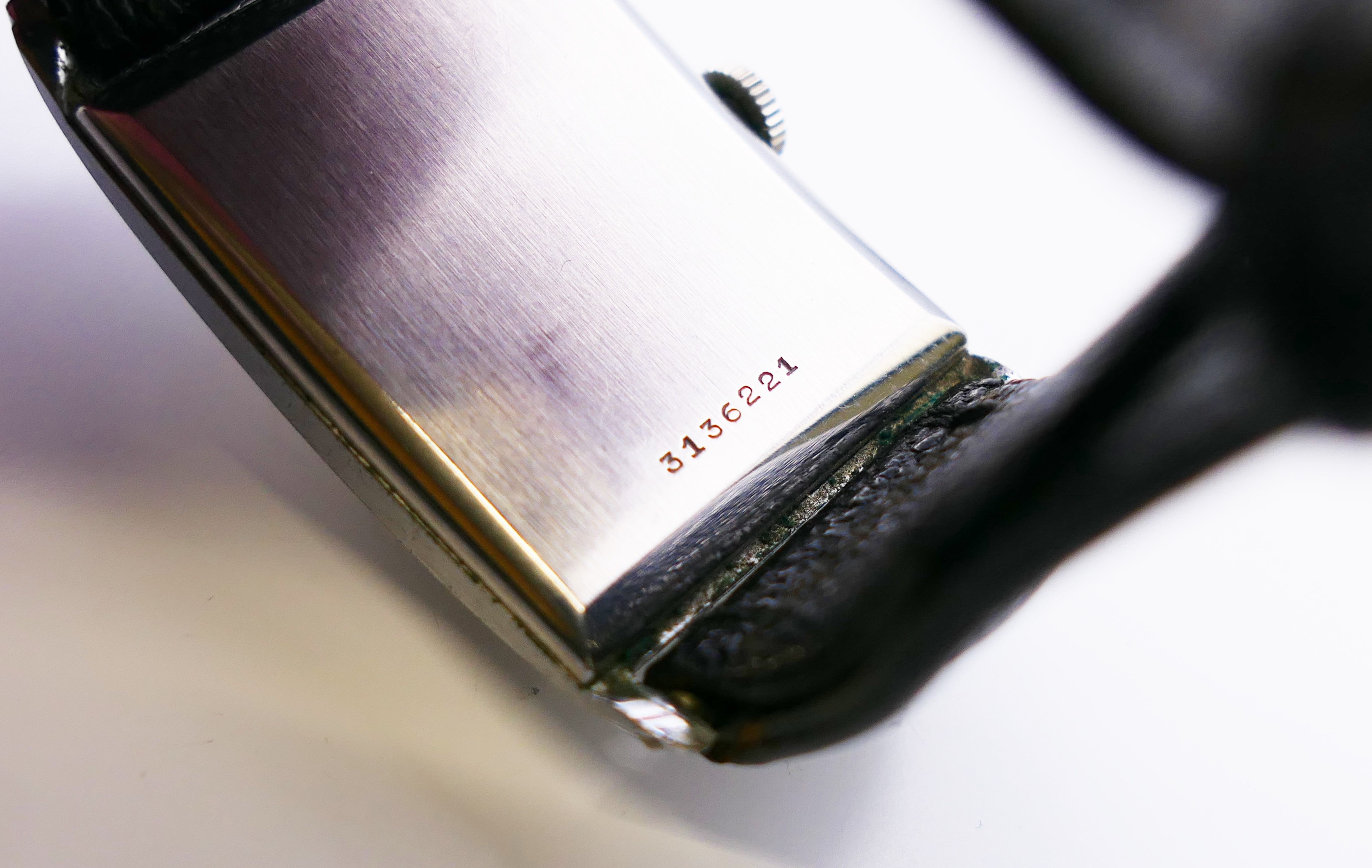 An Eterna gentleman's Tank Curvex Clamshell design wristwatch. Dial 2.25 x 3.25 cm. - Image 5 of 5