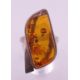 Two silver and amber rings and a cross pendant. Pendant 2.5 cm high. - Image 8 of 10