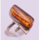 Two silver and amber rings and a cross pendant. Pendant 2.5 cm high. - Image 9 of 10