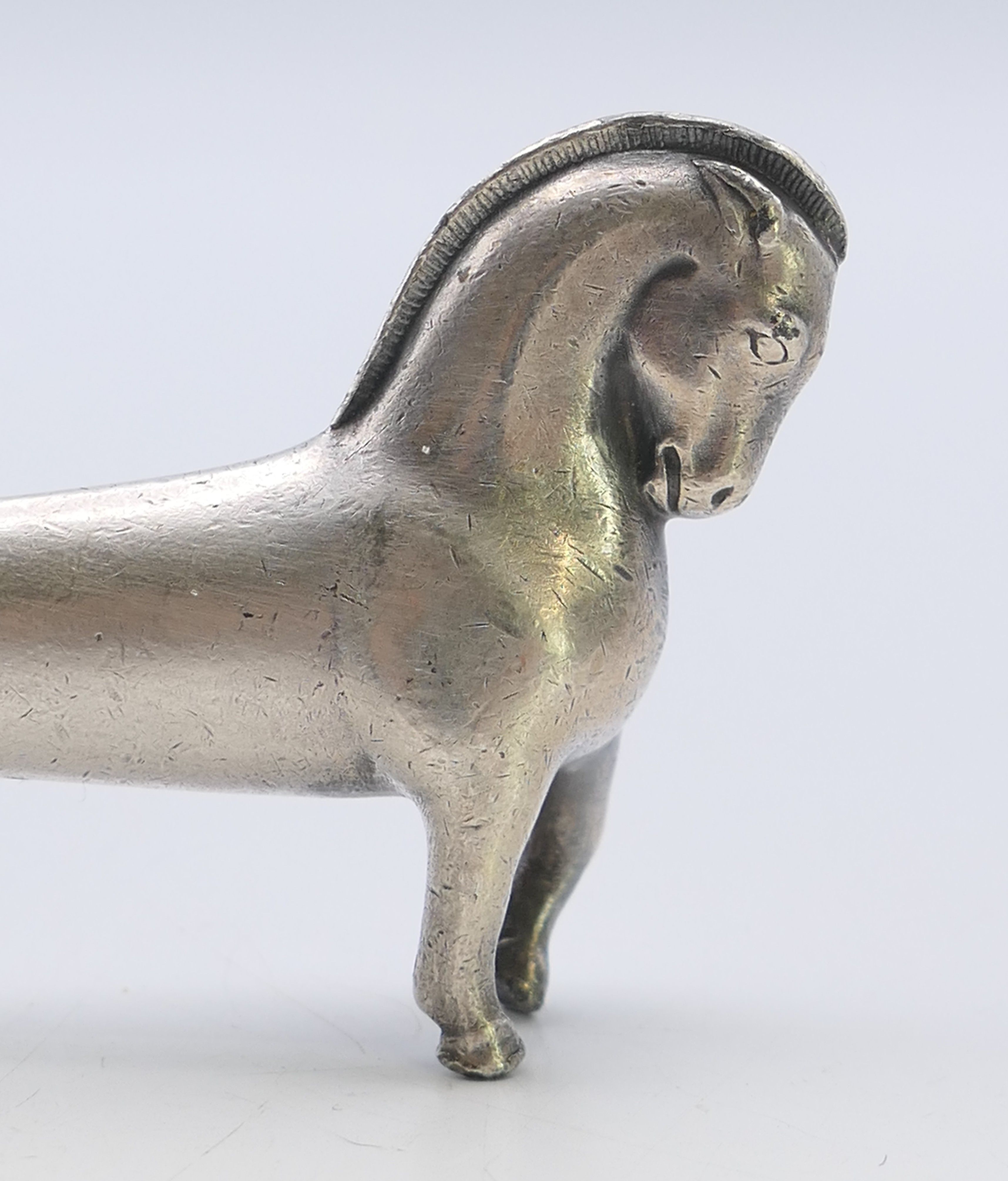 Two WMF horse form knife rests. 8.5 cm x 4.5 cm. - Image 4 of 6