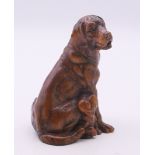 A model of a Labrador dog with her puppy. 8 cm high.