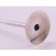 A silver taper stick. 10 grammes. 14.5 cm high. - Image 4 of 4