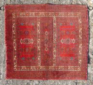 An Afghan Sharkh wall-hanging. 83 x 76 cm.