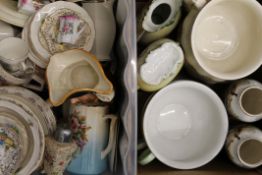 A large quantity of decorative ceramics and glass.