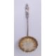 A Victorian silver gilt apostle sifter spoon. 9.5 cm high. - Image 1 of 4