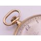 A 9 ct gold Omega open face pocket watch. 4.5 cm diameter. 63 grammes total weight. - Image 4 of 8