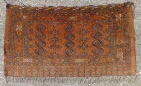 A vintage tribal wall-hanging from north-west Afghanistan. 180 x 95 cm.