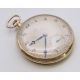A 9 ct gold Omega open face pocket watch. 4.5 cm diameter. 63 grammes total weight. - Image 3 of 8