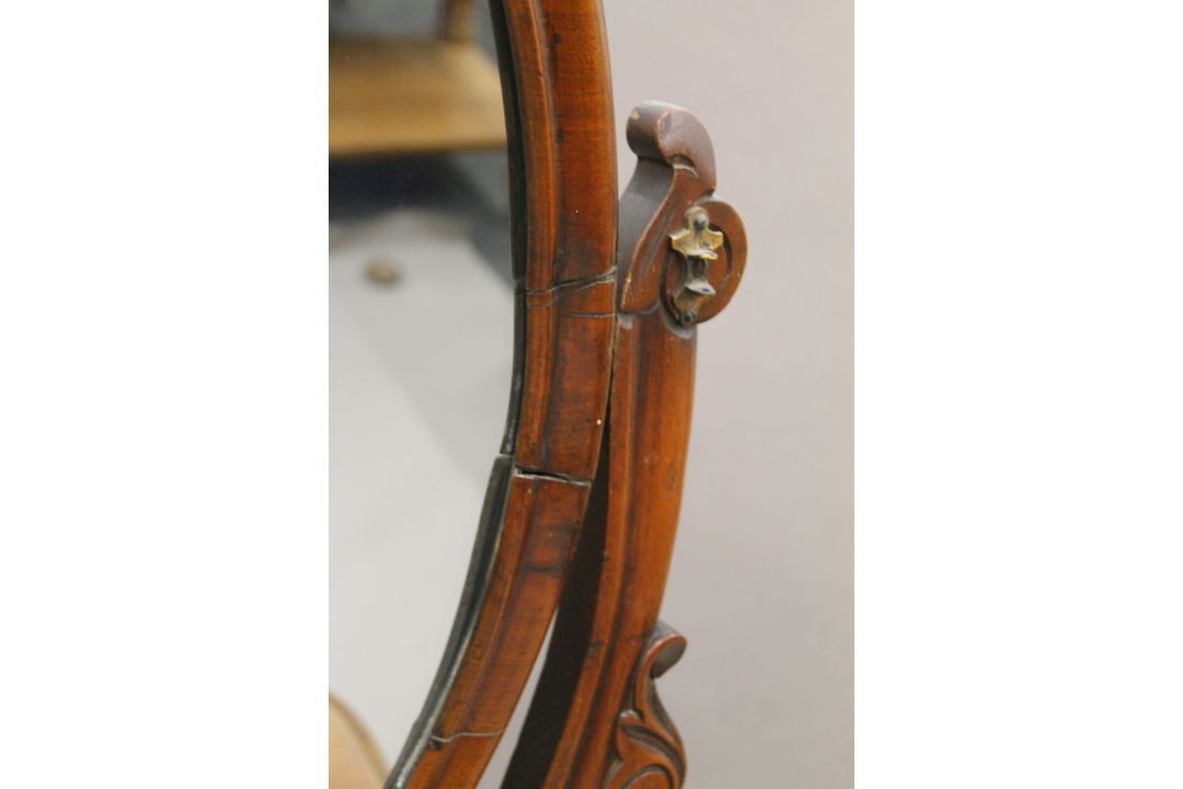 A Victorian mahogany duchess dressing table. 105 cm wide. - Image 8 of 9