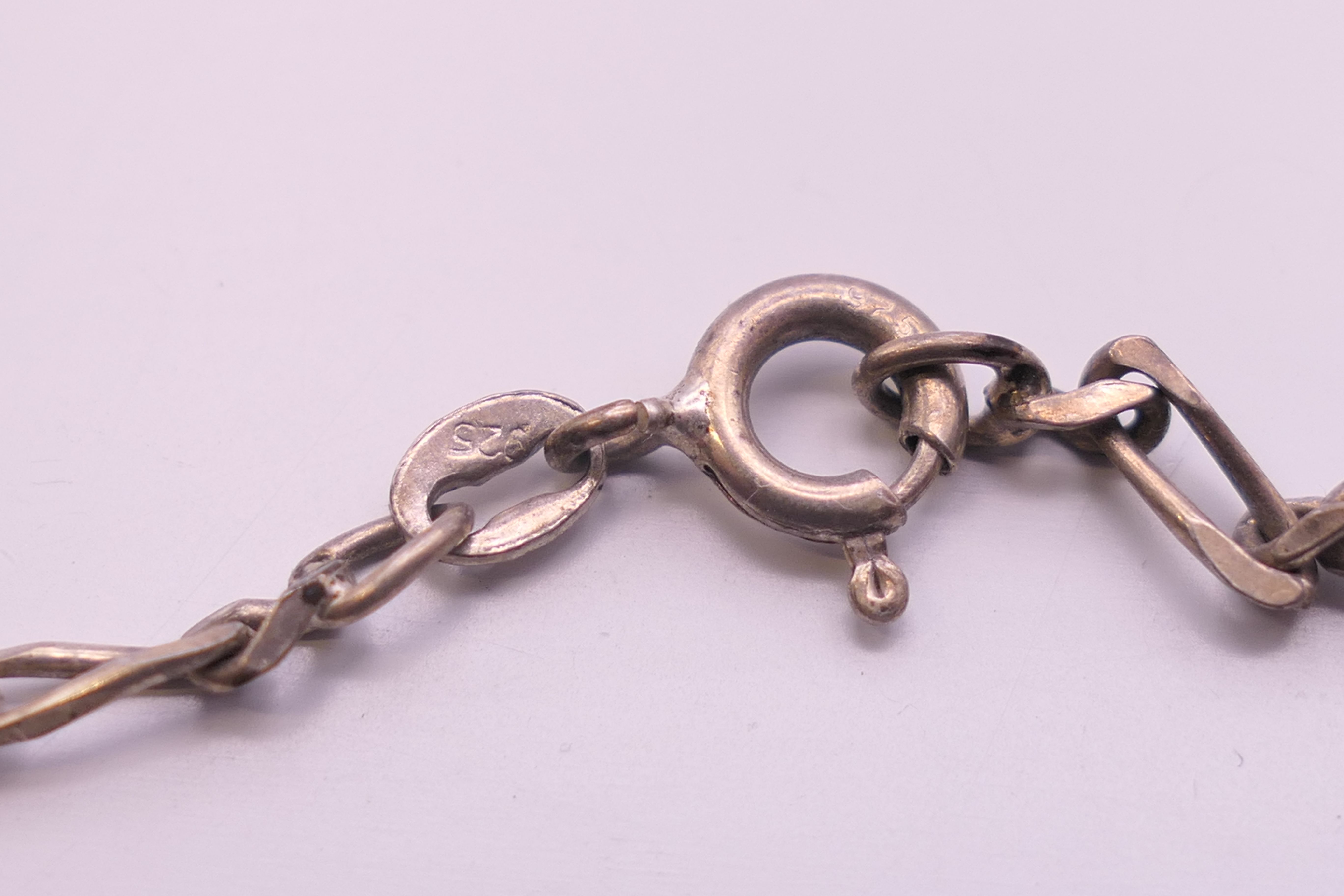 A quantity of silver jewellery to include, rings, necklaces, charms, bracelet, - Image 30 of 30