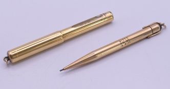 A Swan fountain pen marked Swan Pen, Mabie Todd & Co, New York, Made in USA both engraved BITTY R.W.