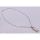 A silver ingot pendant on a silver chain. - Image 2 of 6