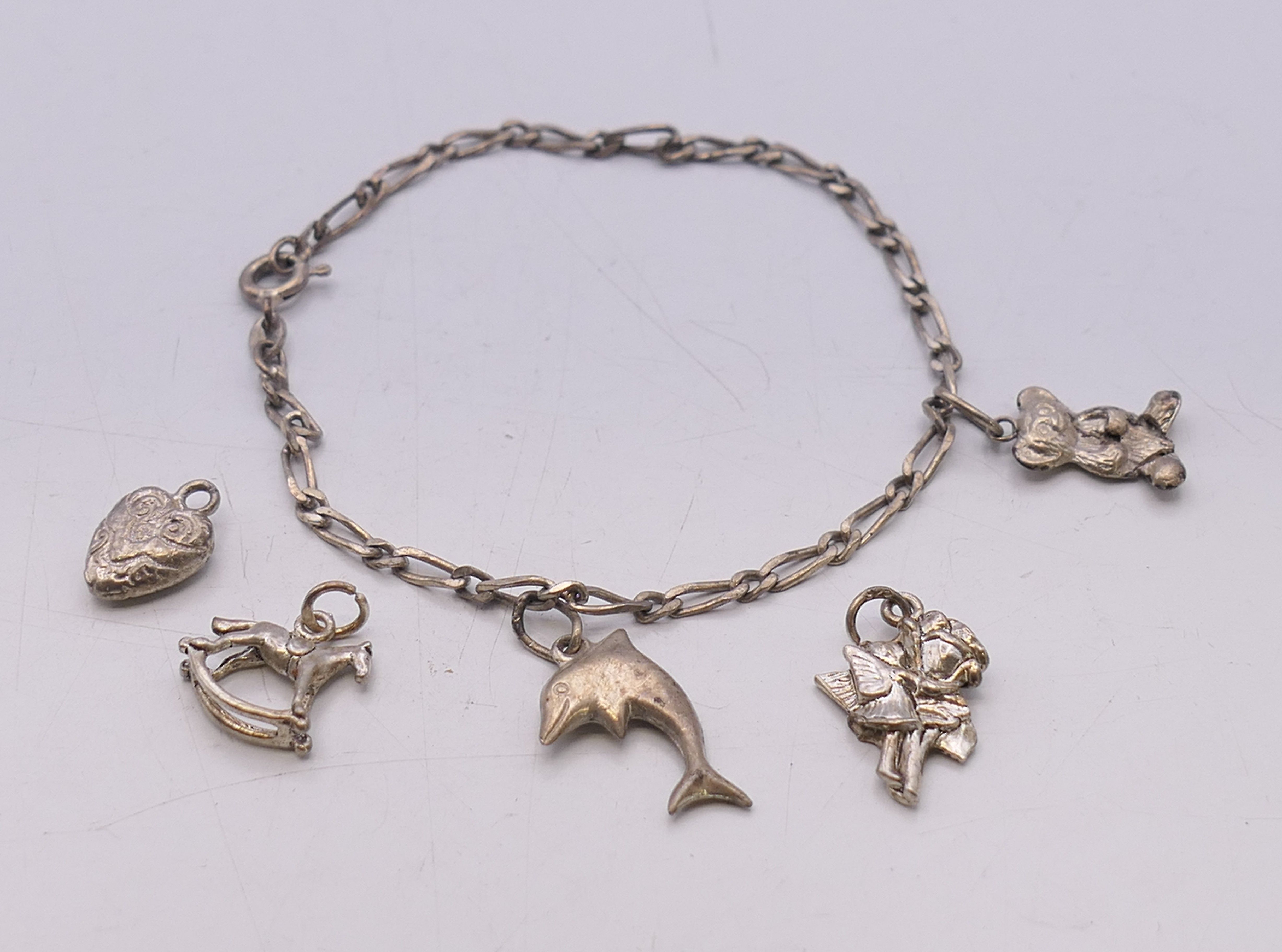 A quantity of silver jewellery to include, rings, necklaces, charms, bracelet, - Image 24 of 30