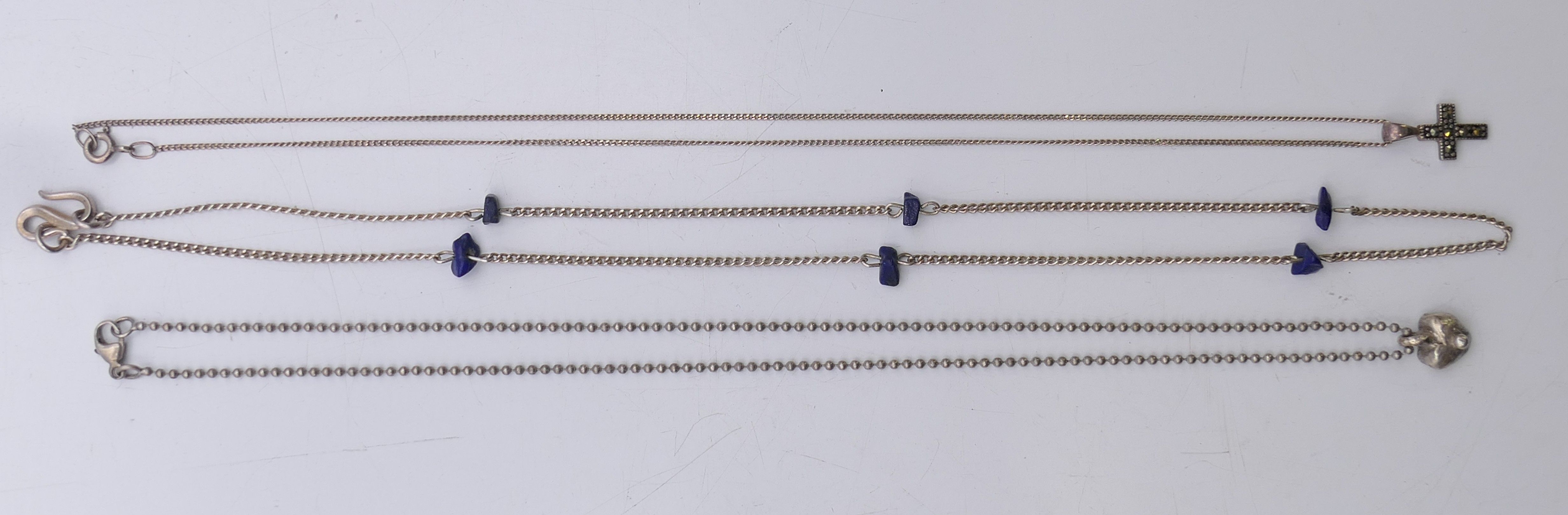 A quantity of silver jewellery to include, rings, necklaces, charms, bracelet, - Image 2 of 30