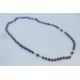 An amethyst bead necklace. 76 cm long. - Image 1 of 4