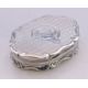 A Victorian silver vinaigrette by George Unite. 4.5 cm x 3.25 cm. - Image 1 of 4