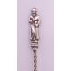 A Victorian silver gilt apostle sifter spoon. 9.5 cm high. - Image 2 of 4