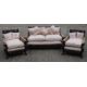 An early 20th century three-piece bergere suite. The settee 165 cm wide. - Image 2 of 12