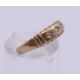 A 9 ct gold three stone diamond ring. Ring size L. 1.3 grammes total weight. - Image 7 of 7