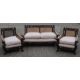 An early 20th century three-piece bergere suite. The settee 165 cm wide. - Image 11 of 12