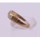 A 9 ct gold three stone diamond ring. Ring size L. 1.3 grammes total weight. - Image 6 of 7