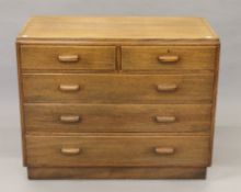 A mid-20th century Art Deco-style chest of drawers. 106 cm wide x 85 cm high.