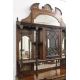 A Victorian inlaid rosewood side cabinet. 152 cm wide, 260 cm high. - Image 7 of 13