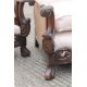 An early 20th century three-piece bergere suite. The settee 165 cm wide. - Image 9 of 12