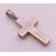 Two silver and amber rings and a cross pendant. Pendant 2.5 cm high. - Image 4 of 10