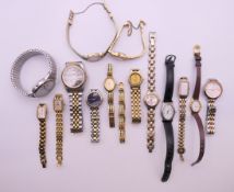 Fourteen various wristwatches to include Pulsar, Rotary, Citizen, Accurist, Lorus,