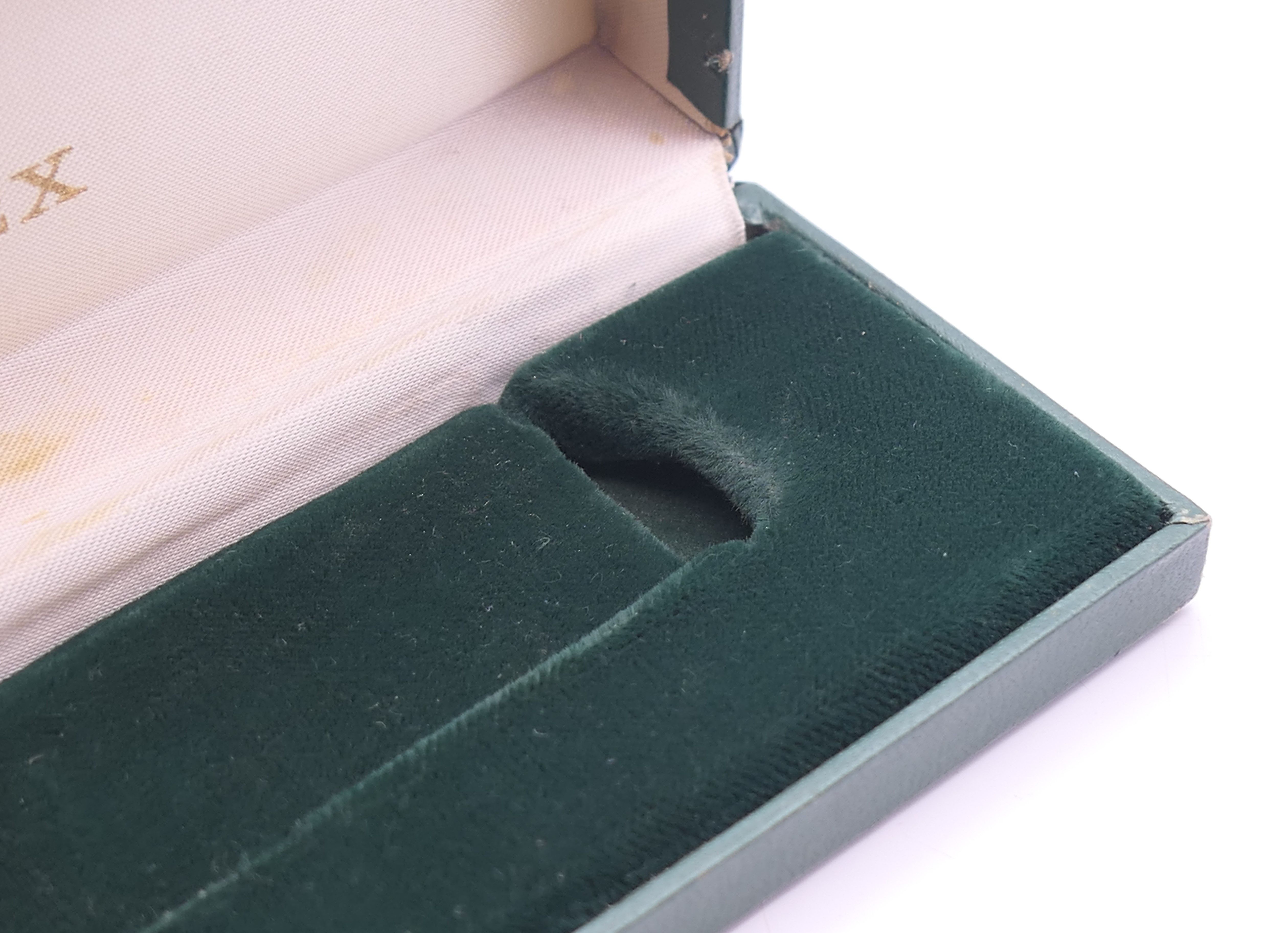 A vacant 1970's Rolex watch box. 15 cm long. - Image 4 of 5