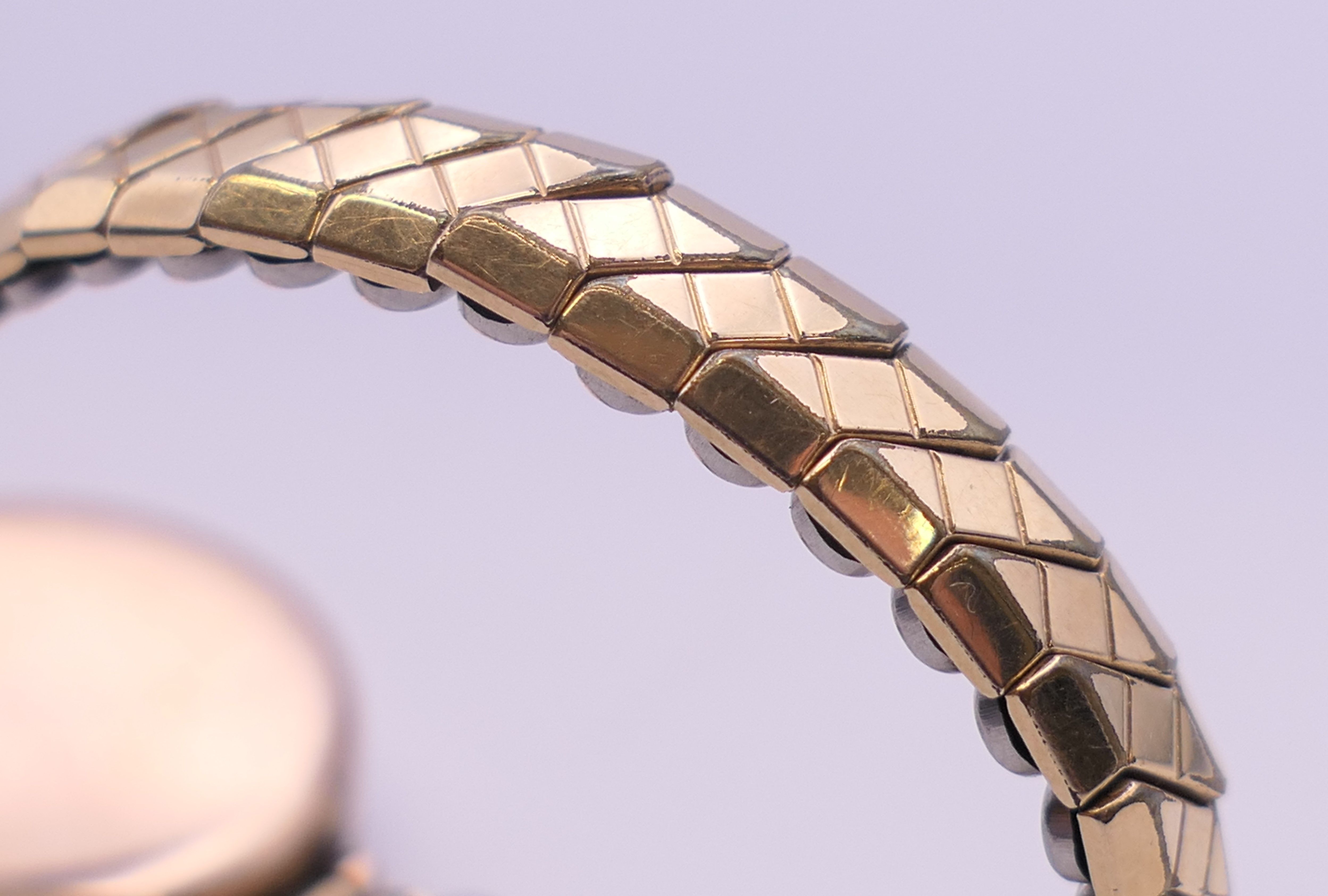 A 9 ct gold cased ladies Rolex 15 jewel manual wind wristwatch. 2.5 cm wide. 21. - Image 6 of 6